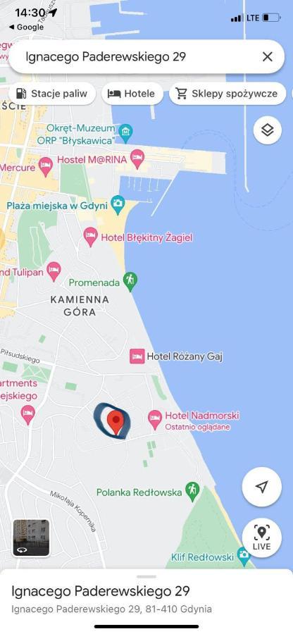 Apartament 4 Pory Roku Przy Plazy Z Widokiem Na Morze Gdynia Bagian luar foto