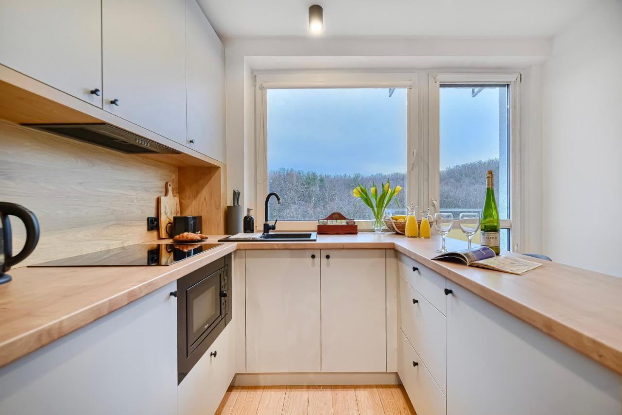 Apartament 4 Pory Roku Przy Plazy Z Widokiem Na Morze Gdynia Bagian luar foto