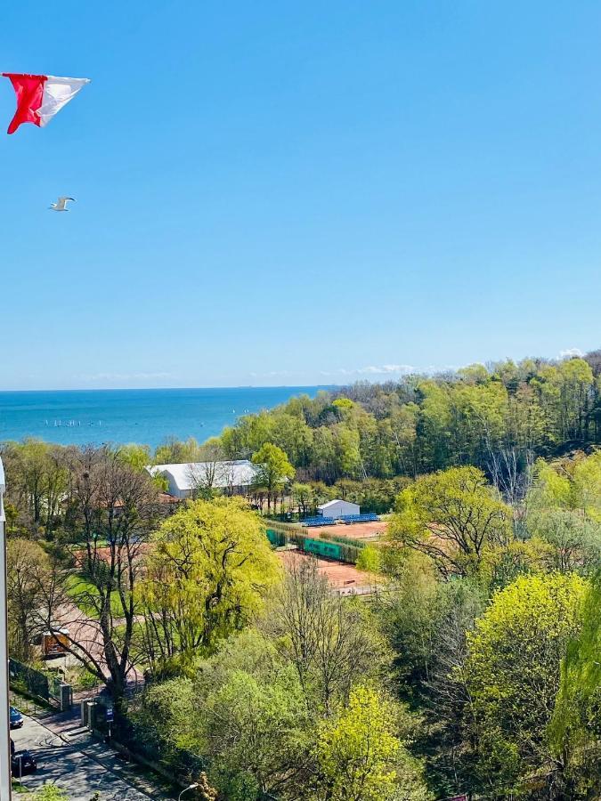 Apartament 4 Pory Roku Przy Plazy Z Widokiem Na Morze Gdynia Bagian luar foto